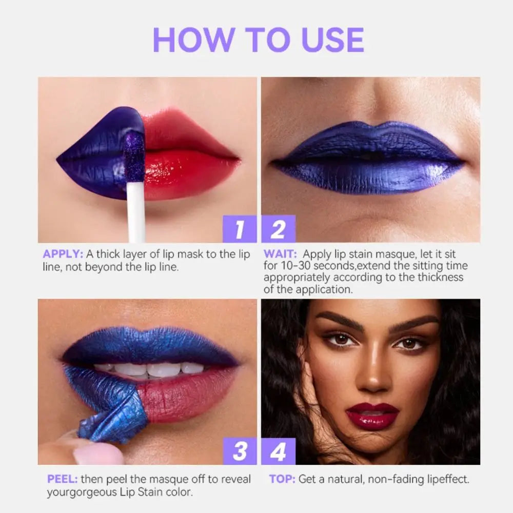 PEEL-OFF LIQUID LIPS STAIN